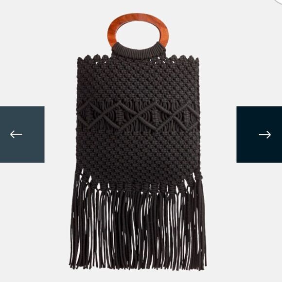 Black crochet purse - Picture 6 of 8